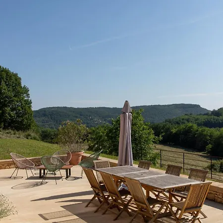 D'hotes Avec Piscine La Grange Milou Alojamento de Acomodação e Pequeno-almoço Beynac-et-Cazenac